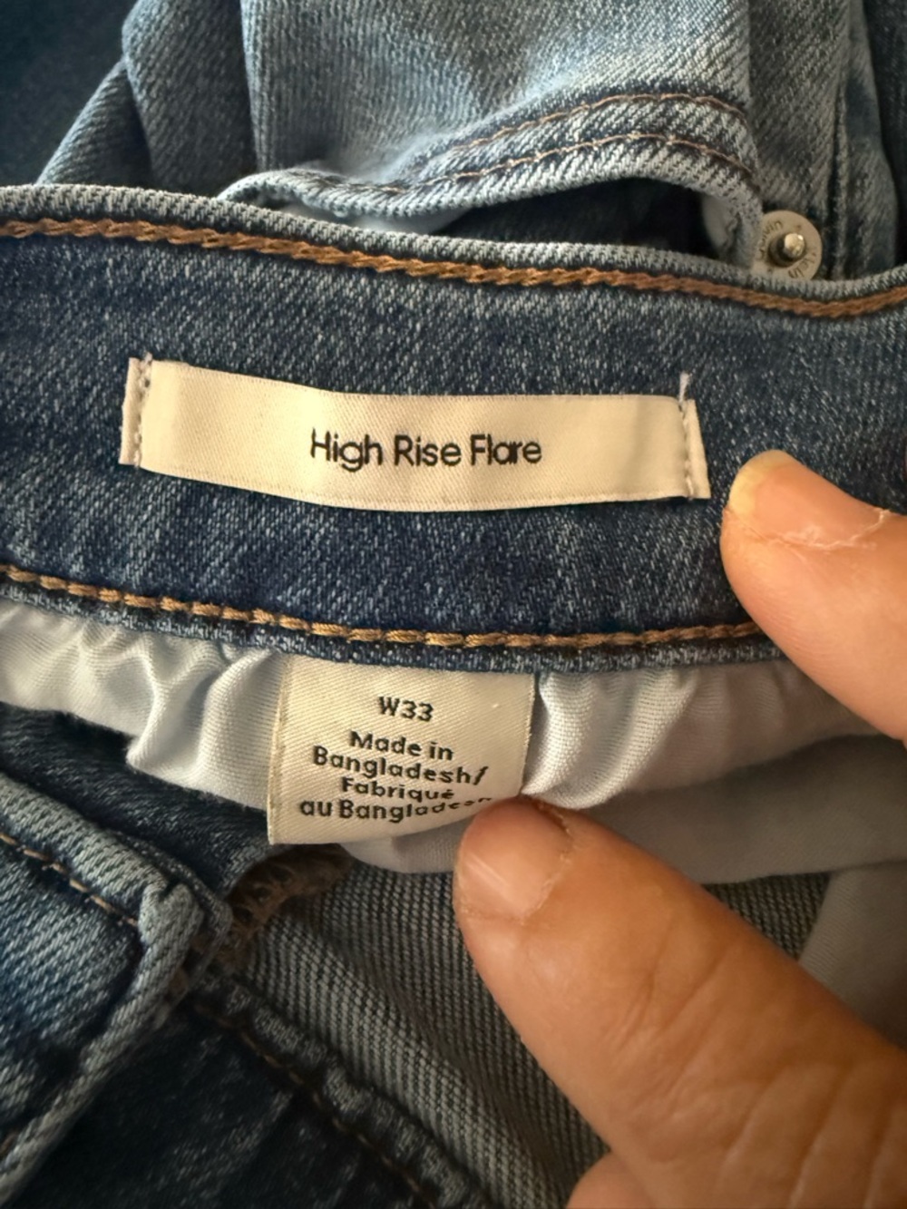 Calvin Klein High Rise Flare Jeans - Picture 4 of 4
